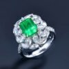 微信图片_202411211701442 Sgarit Fine Jewelry Manufacturer Real 18K Gold 3.02Ct Afghanistan Natural Gemstone Green Emerald Ring Jewellery