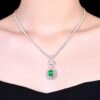 微信图片_202411211701454 Sgarit Fine Jewelry Manufacturer Real 18K Gold 3.02Ct Afghanistan Natural Gemstone Green Emerald Ring Jewellery