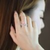 微信图片_20241121170412 Sgarit Fine Jewelry Manufacturer Real 18K White Gold 1.05Ct Natural Pink Diamond Ring Jewellery