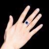 微信图片_202411230932403 Sgarit Fine Jewelry Manufacturer 18K White Gold Round Brilliant Cut Sri Lanka 3.05Ct Natural Gemstone Royal Blue Sapphire Ring Jewellery For Man