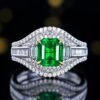 微信图片_20241123093600 Sgarit Fine Jewelry Manufacturer 18K White Gold Emerald Cut Zambia 1.66Ct Natural Gemstone Walton Green Emerald Ring Jewellery
