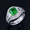 微信图片_202411230936003 Sgarit Fine Jewelry Manufacturer 18K White Gold Emerald Cut Zambia 1.66Ct Natural Gemstone Walton Green Emerald Ring Jewellery