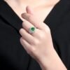 微信图片_202411230936005 Sgarit Fine Jewelry Manufacturer 18K White Gold Emerald Cut Zambia 1.66Ct Natural Gemstone Walton Green Emerald Ring Jewellery
