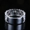 微信图片_202411230936194 Sgarit Fine Jewelry Manufacturer 18K White Gold Emerald Cut 0.7Ct Natural Gemstone Vivid Green Emerald Ring Jewellery