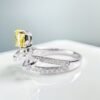 微信图片_20241123093648 Sgarit Fine Jewelry Manufacturer 18K Gold Cushion Cut Vvs2 0.73Ct Natural Fancy Yellow Diamond Ring Jewellery
