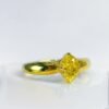 微信图片_202411230937311 Sgarit Fine Jewelry Manufacturer 18K Gold Oval Cut Si1 1Ct Natural Fancy Yellow Diamond Ring Jewellery