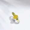 微信图片_20241123093747 Sgarit Fine Jewelry Manufacturer 18K Gold Oval Cut Vs 1.01Ct Natural Fancy Yellow Diamond Ring Jewellery