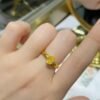 微信图片_202411230937471 Sgarit Fine Jewelry Manufacturer 18K Gold Oval Cut Vs 1.01Ct Natural Fancy Yellow Diamond Ring Jewellery