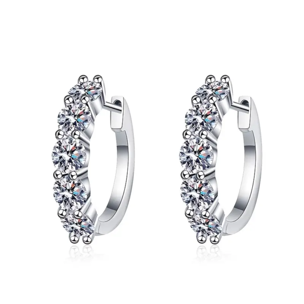 微信图片_202502111457374 Sgarit Fashion Jewelry S925 Sterling Silver Round Cut 3Ct Moissanite Earrings Classic Jewellery