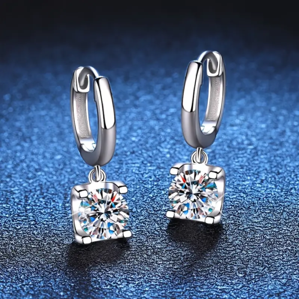 微信图片_202502111458313 Women's Earrings Sgarit Fashion Jewelry S925 Sterling Silver Round Brilliant Cut 1Ct Moissanite Earrings Jewellery