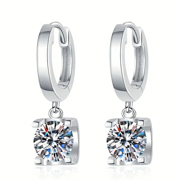 微信图片_202502111458314 Women's Earrings Sgarit Fashion Jewelry S925 Sterling Silver Round Brilliant Cut 1Ct Moissanite Earrings Jewellery