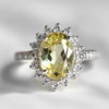 微信图片_20250415152427 925 Sterling Silver Jewelry White Gold Plated Oval Cut 7x9mm Yellow Lemon Quartz Natural Crystal Ring Jewellery for Women