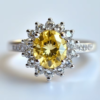 微信图片_202504151525053 925 Sterling Silver Jewelry White Gold Plated Oval Cut 7x9mm Yellow Lemon Quartz Natural Crystal Ring Jewellery for Women