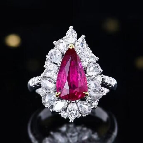 微信图片_20250424114338 SGRAIT Luxury 18k Gold Diamond Jewellery Ring 3.09ct Unheated Natural Pigeon Blood Red Ruby Ring with Diamonds Jewelry PT950