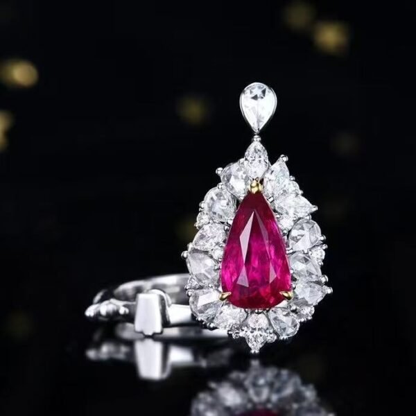 微信图片_20250424114342 SGRAIT Luxury 18k Gold Diamond Jewellery Ring 3.09ct Unheated Natural Pigeon Blood Red Ruby Ring with Diamonds Jewelry PT950