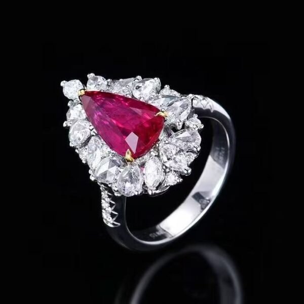 微信图片_20250424114345 SGRAIT Luxury 18k Gold Diamond Jewellery Ring 3.09ct Unheated Natural Pigeon Blood Red Ruby Ring with Diamonds Jewelry PT950