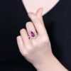 微信图片_20250424114403 SGRAIT Luxury 18k Gold Diamond Jewellery Ring 3.09ct Unheated Natural Pigeon Blood Red Ruby Ring with Diamonds Jewelry PT950