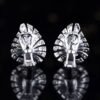 微信图片_20250424115134 SGARIT 18K Gold Jewelry 0.98ct Brilliant Pigeon Blood Red Ruby Ear Stud Respectively 0.43ct and 0.55ct With Diamond Jewellery