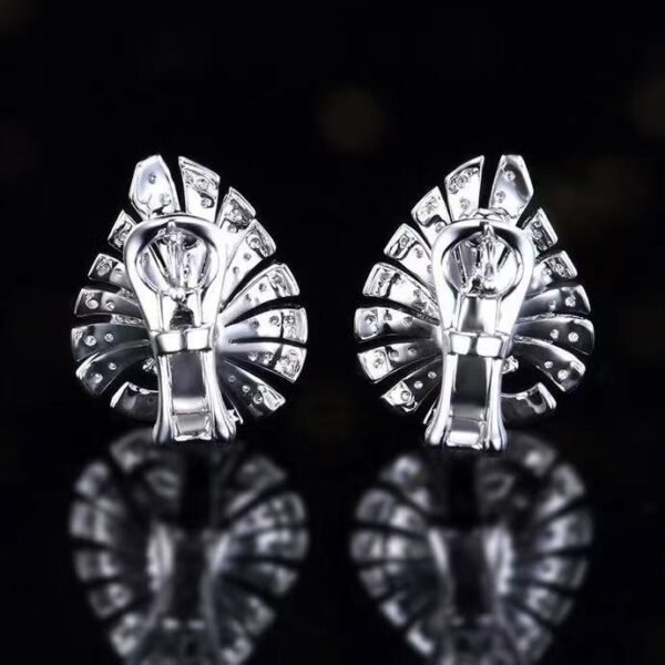 微信图片_20250424115134 SGARIT 18K Gold Jewelry 0.98ct Brilliant Pigeon Blood Red Ruby Ear Stud Respectively 0.43ct and 0.55ct With Diamond Jewellery