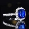 微信图片_20250424153445 SGRAIT PT950 Ring Luxury 18k Gold Diamond Jewellery Ring 2.09ct Natural Blue Sapphire Ring 30 0.376ct Diamonds Jewelry