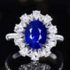 微信图片_20250424163301 SGRAIT PT950 Ring Luxury 18k Gold Diamond Jewellery Ring 3.1ct Natural Royal Blue Sapphire 43 0.977ct Diamonds Jewelry