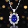 微信图片_20250424163310 SGRAIT PT950 Ring Luxury 18k Gold Diamond Jewellery Ring 3.1ct Natural Royal Blue Sapphire 43 0.977ct Diamonds Jewelry