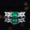 微信图片_20250425102213 Sgarit 18K White Gold 1.15ct Natural Emerald Ring Fine Jewelry for Women's Weddings and Parties Design Diamond Jewellery