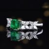微信图片_20250425102216 Sgarit 18K White Gold 1.15ct Natural Emerald Ring Fine Jewelry for Women's Weddings and Parties Design Diamond Jewellery