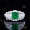 微信图片_20250425105638 Sgarit 18K White Gold 1.49ct Emerald Cut Natural Emerald Ring Fine Jewelry for Weddings and Parties Design Diamond Jewellery