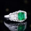 微信图片_20250425105641 Sgarit 18K White Gold 1.49ct Emerald Cut Natural Emerald Ring Fine Jewelry for Weddings and Parties Design Diamond Jewellery