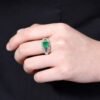 微信图片_20250425105649 Sgarit 18K White Gold 1.49ct Emerald Cut Natural Emerald Ring Fine Jewelry for Weddings and Parties Design Diamond Jewellery