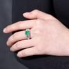 微信图片_20250425105653 Sgarit 18K White Gold 1.49ct Emerald Cut Natural Emerald Ring Fine Jewelry for Weddings and Parties Design Diamond Jewellery