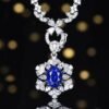 微信图片_20250425112757 SGARIT Exquisite 18k Gold Jewelry 2.66ct Oval Cut Natural Sapphire Pendant for Wedding With Diamond Jewellery PT950