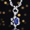 微信图片_20250425112805 SGARIT Exquisite 18k Gold Jewelry 2.66ct Oval Cut Natural Sapphire Pendant for Wedding With Diamond Jewellery PT950