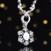 微信图片_20250425112808 SGARIT Exquisite 18k Gold Jewelry 2.66ct Oval Cut Natural Sapphire Pendant for Wedding With Diamond Jewellery PT950