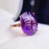 微信图片_20250425144509 SGRAIT Luxury 18k Gold Jewellery 8.85ct Oval Cut Natural Amethyst for Women With Diamonds Jewelry Ring