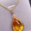 微信图片_20250425151304 SGARIT Exquisite 18k Gold Jewelry 21.2ct Pear Cut Natural Yellow Quartz Pendant for Women With Diamond Jewellery