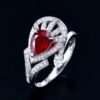 微信图片_20250428143607 SGRAIT PT950 Luxury 18k Gold Jewellery Ring 1.31ct Natural Pigeon Blood Red Ruby with 62p 0.38ct Diamonds Jewelry Ring
