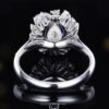 SGRAIT  Luxury 18k Gold Jewellery 2.01ct Oval Cut Natural Royal Blue Sapphire With 36p 0.738ct Diamonds Jewelry Ring