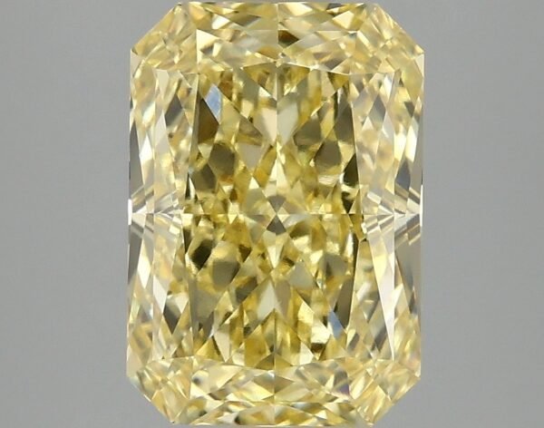 IMG_8858 IGI Certified CVD Jewelry Cushion Cut 3.1ct VS1 8.28x7.88x5.21mm Yellow Lab Grown Diamond Loose Diamonds for Jewellery