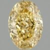 IGI Certified CVD Jewelry Oval Cut 2.07ct VVS2 9.33x6.48x4.34mm Yellow Lab Grown Diamond Loose Diamonds for Jewellery