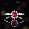 微信图片_20250505135017 SGARIT Luxury Jewellery 18K Gold 0.69ct Oval Cut Natural Unheated Pigeon Blood Red Ruby Ring with Diamond Jewelry for Women