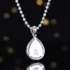 微信图片_20250505141144 SGARIT Luncy Jewelry 18K White Gold 1.5ct Pear Cut Natural Green Emerald Pendant Necklace with Diamonds Jewellery for Engagement