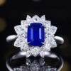 微信图片_20250505152919 Luncy Jewelry 18k While Gold 2.86ct Emerald Cut Natural Sri Lanka Sapphire with Diamonds Jewellery Ring for Engagement