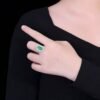 微信图片_20250513164341 SGARIT OEM Design Fine Jewelry 18k Gold 2.53ct Pear Cut Natural Emerald Ring with Diamonds Jewellery Have GRC for Women