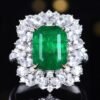 微信图片_20250513170303 SGARIT OEM Design Custom Fine Jewelry GUILD 18k Gold 6.05ct Emerald Cut Natural Emerald Ring with Diamonds Jewellery for Women