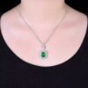 微信图片_20250513170321 SGARIT OEM Design Custom Fine Jewelry GUILD 18k Gold 6.05ct Emerald Cut Natural Emerald Ring with Diamonds Jewellery for Women