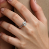 微信图片_20250516102525 Manufacturer Custom Dropshipping Fine Jewelry GRA 14K White Gold 3ct Oval Cut VVS Moissanite Diamond Jewellery Engagement Ring