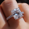 微信图片_20250516151954 Manufacturer Custom Dropshipping Fine Jewelry GRA 14K Gold 3ct Radiant Cut VVS Moissanite Diamond Jewellery Engagement Ring