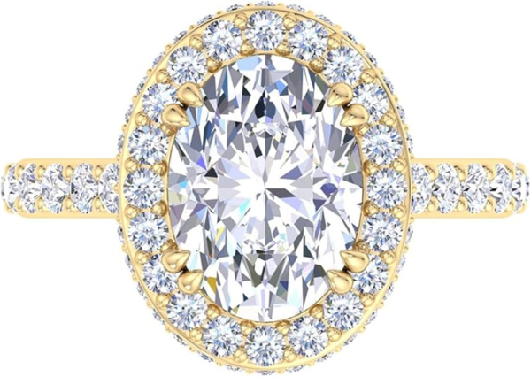 lab diamond ring